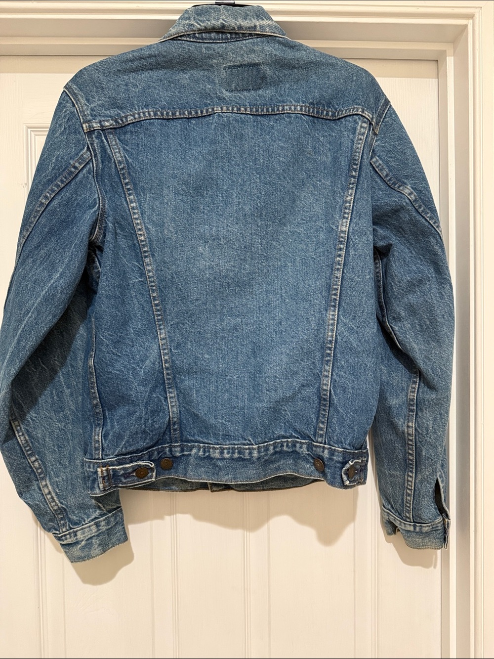 Levi's 1980’s Vintage Blue Denim Trucker Jacket - Picture 4 of 4